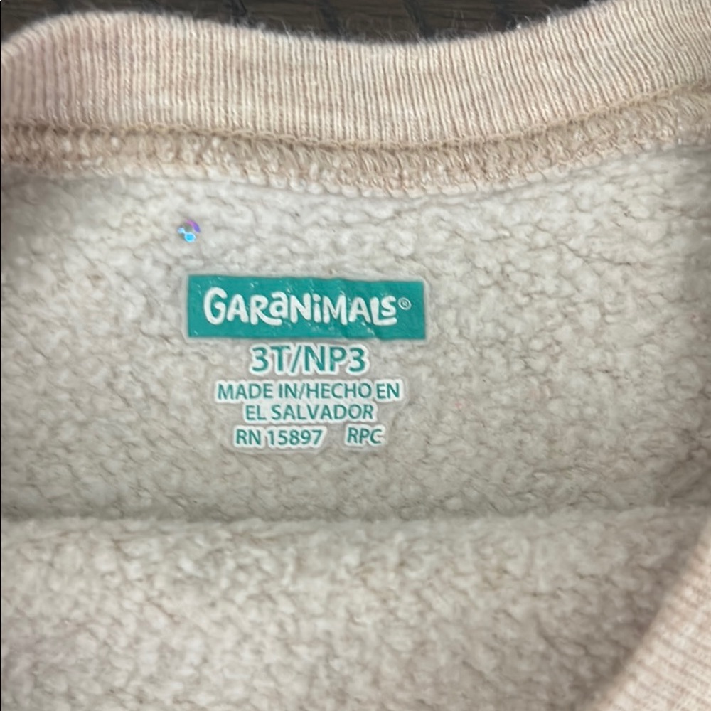 Garanimals Tan Graphic Sweatshirt Crewneck - Picture 2 of 3